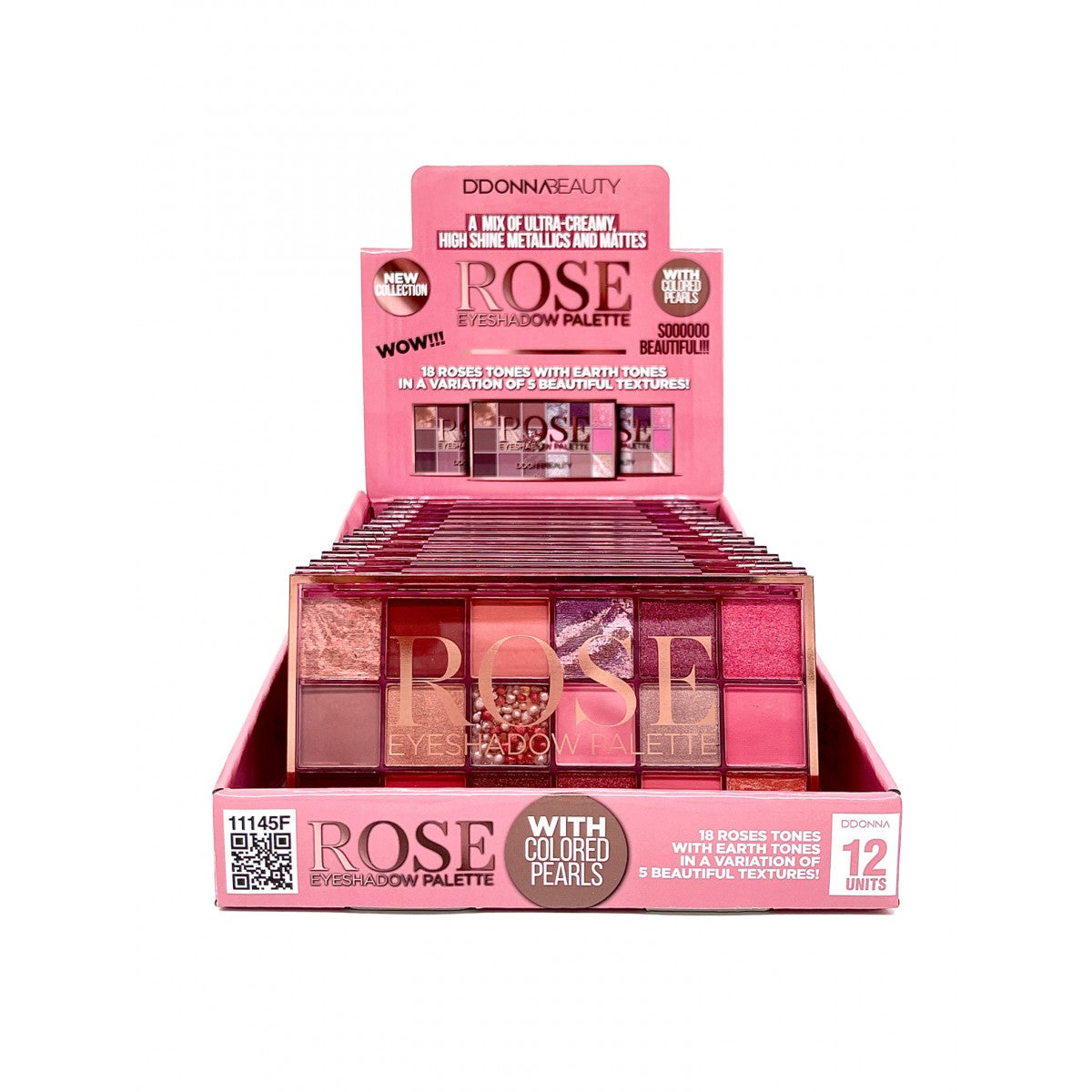 DDONNA- EYESHADOW ROSE MATTE&METALLICS