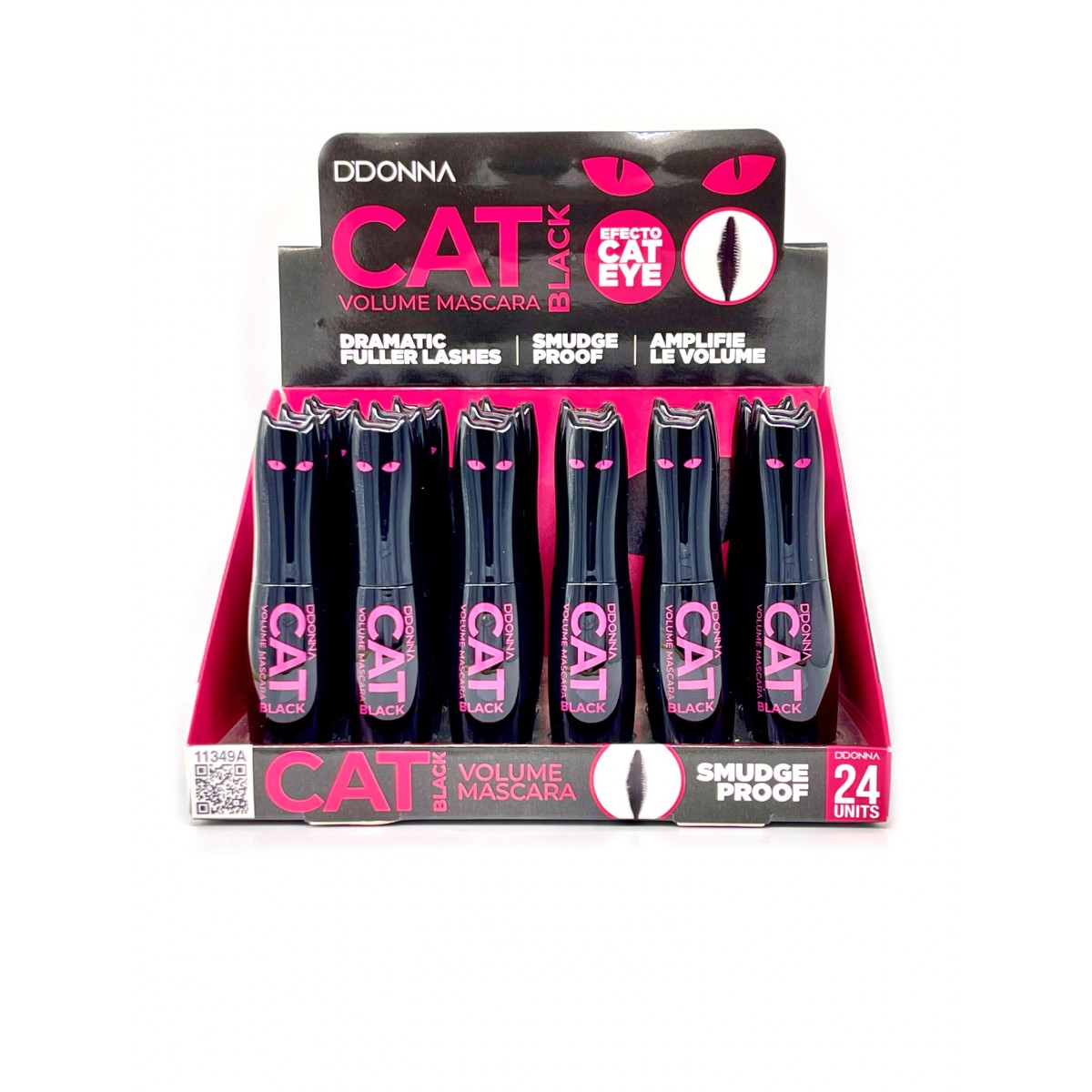 DDONNA- CAT BLACK VOLUME WATERPROOF MASCARA