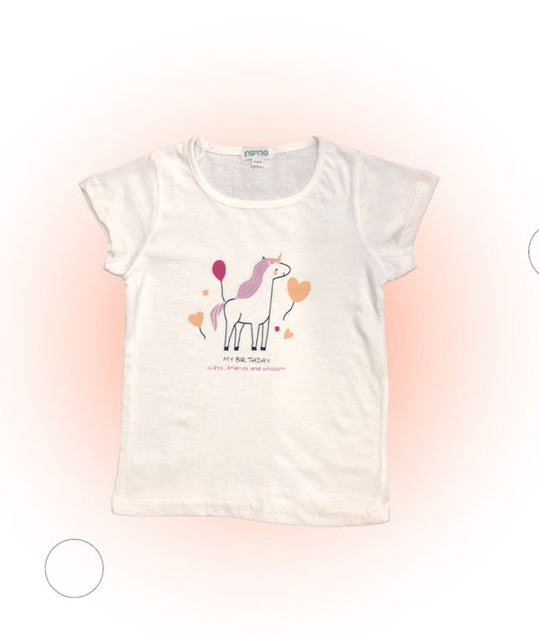 Girls My Birthday Shirt white
