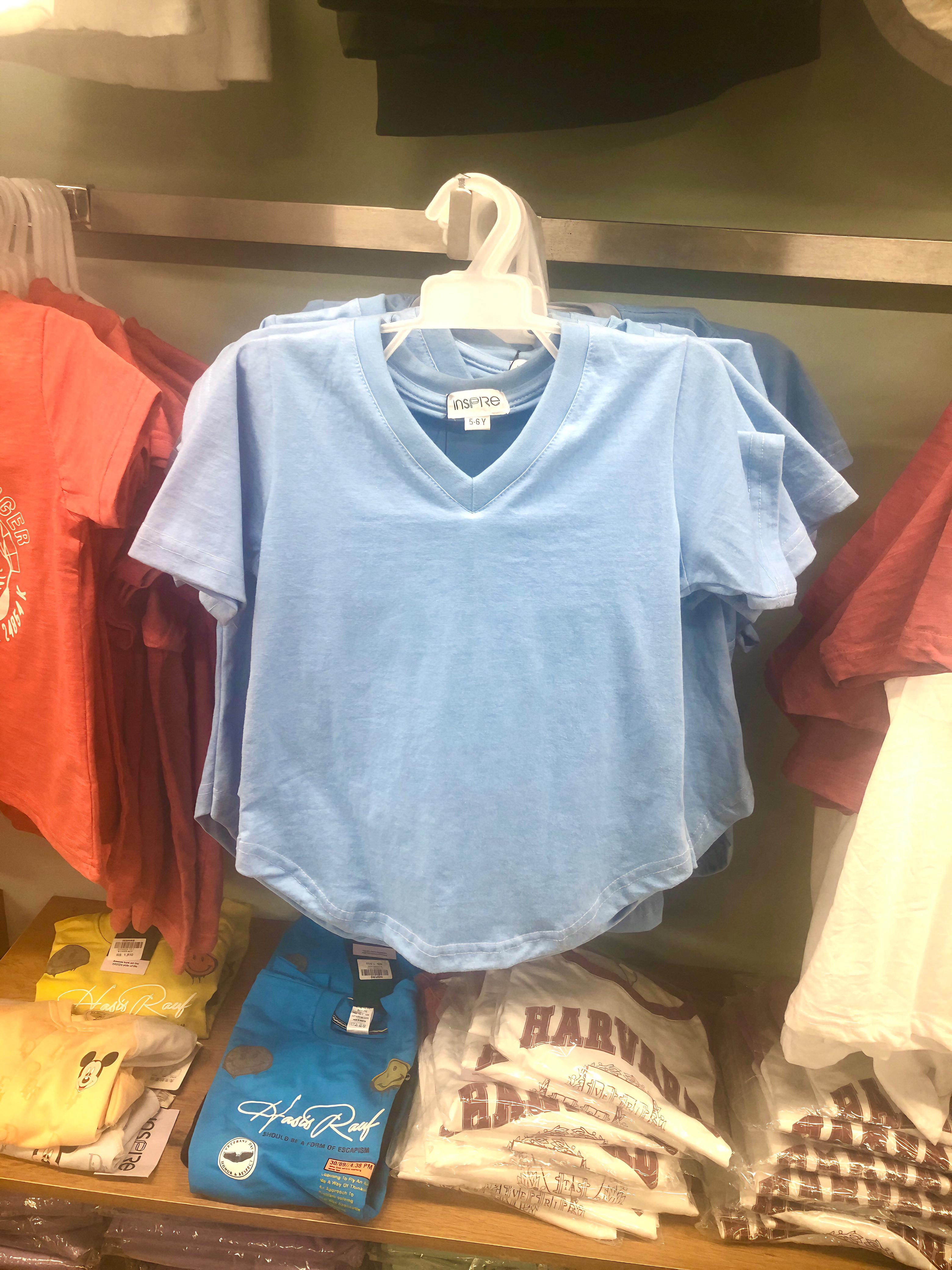 Boys V-Neck Sky Blue