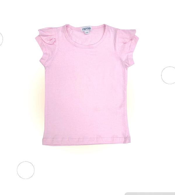Pink Ruffle Sleeve