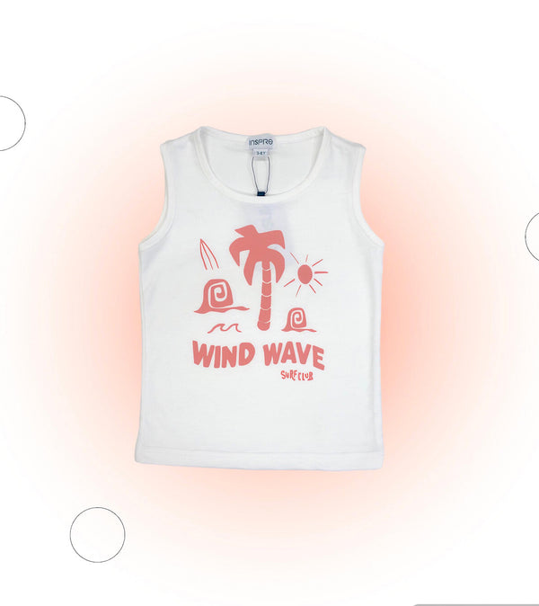 Summer Wind Wave Sleeve Less