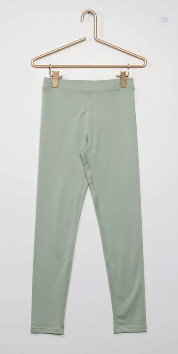 Cool Green Leggings – Soft & Stretchy (1-14 Years)