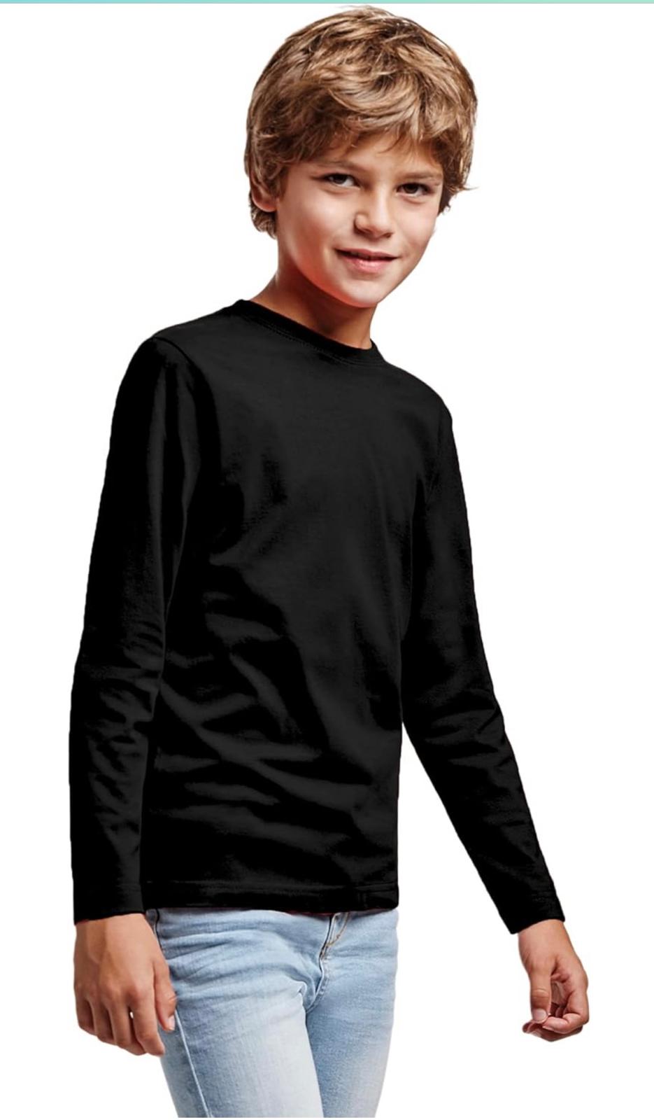Classic Black Long-Sleeve Shirt – Timeless & Comfortable