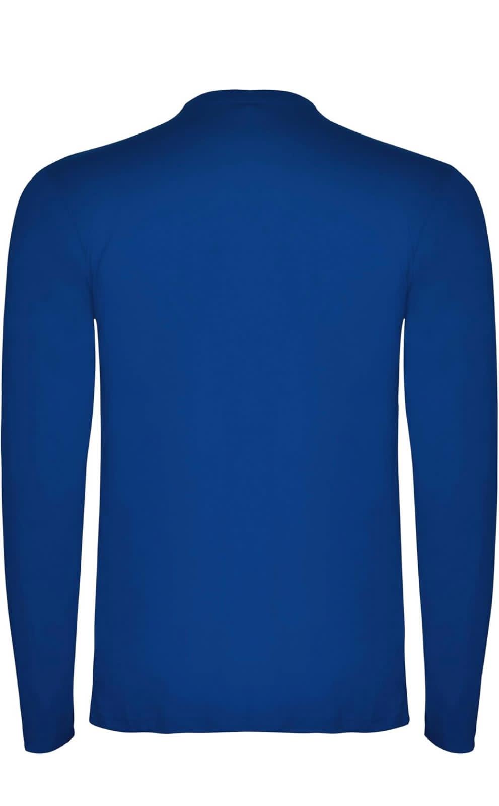 Classic Royal Blue Long-Sleeve Shirt – Soft & Stylish