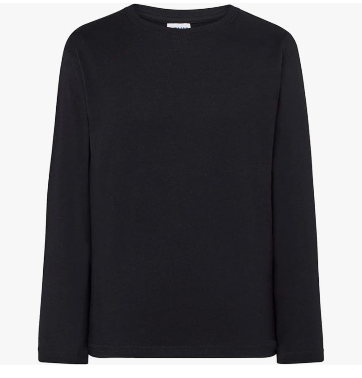 Classic Black Long-Sleeve Shirt – Timeless & Comfortable