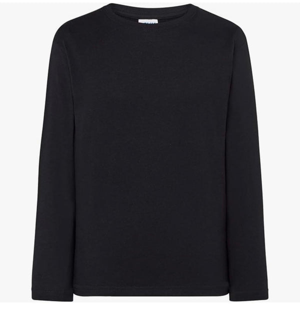 Classic Black Long-Sleeve Shirt – Timeless & Comfortable