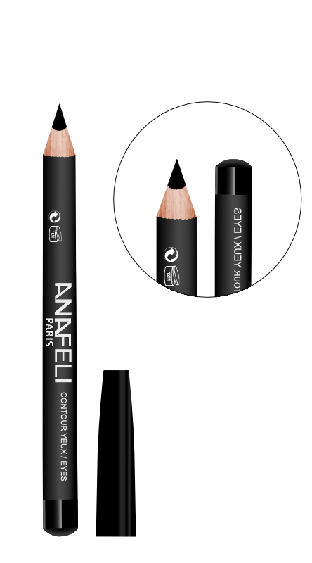 Anafeli – Eye Contour Pencil  01 Black