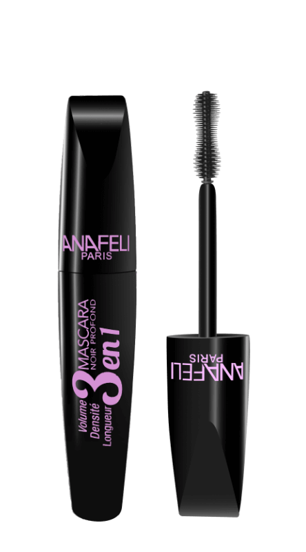 Anafeli – Mascara (3 in 1) 01 Black